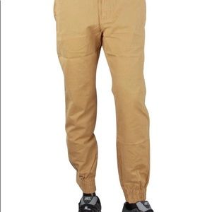 Vans tan joggers size 36